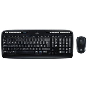 Безжичен комплект клавиатура и мишка LOGITECH MK330 - Черен - US INT'L