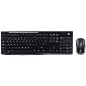 Безжичен комплект клавиатура и мишка LOGITECH MK270 - Черен