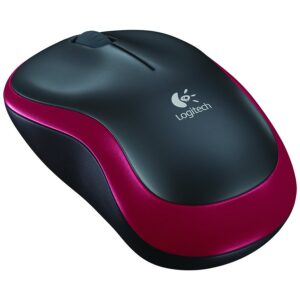 Безжична мишка LOGITECH M185 - Червена