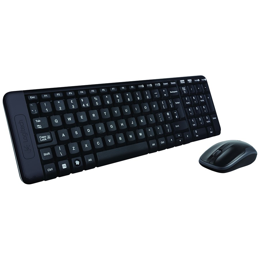 Безжичен комплект клавиатура и мишка LOGITECH MK220 - Черен - Image 2