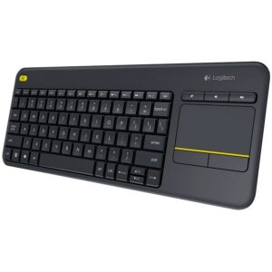 Безжична клавиатура с тъчпад LOGITECH K400 Plus - Черна - US Int'l