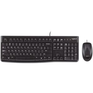 Клавиатура и мишка LOGITECH MK120 Corded Combo - BLACK - USB - US INT'L - EER