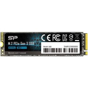 SSD за Компютър Silicon Power P34A60 256GB NVMe SSD M.2 PCIe Gen3x4