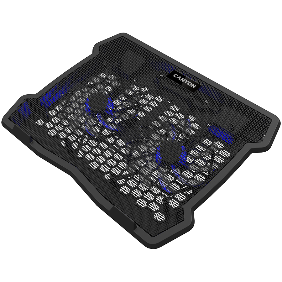 Охлаждаща подложка за лаптоп Canyon NS03 с 2 USB порта - Image 3