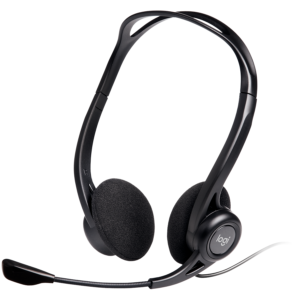 Слушалки LOGITECH PC960 Corded Stereo Headset BLACK - USB