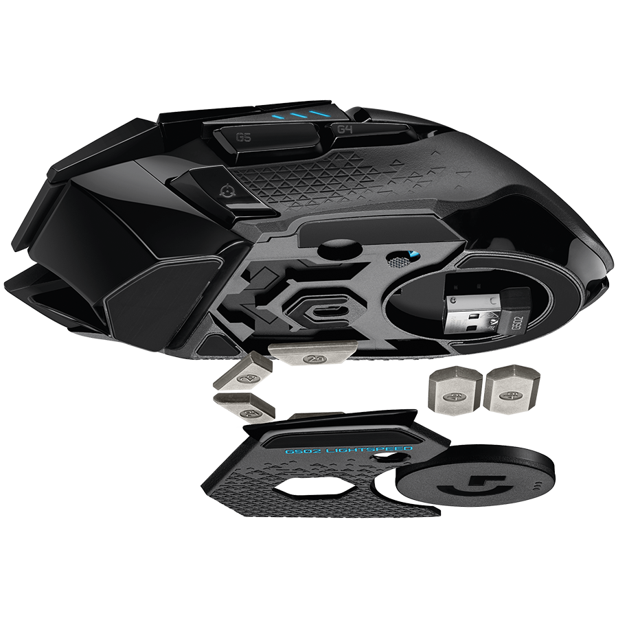 Безжична геймърска мишка Logitech G502 X LIGHTSPEED - Черна - Image 3