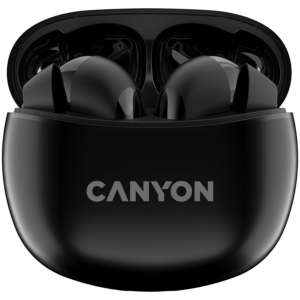 Безжични слушалки Canyon TWS-5 Black с Bluetooth
