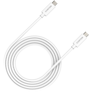 CANYON UC-42 USB4 Type-C към Type-C Кабел, 2m, 240W, Бял
