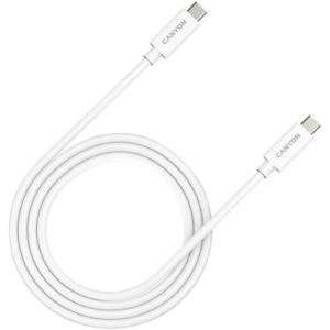 CANYON UC-44 USB4 Type-C Кабел - Бял, 1 метър, 240W