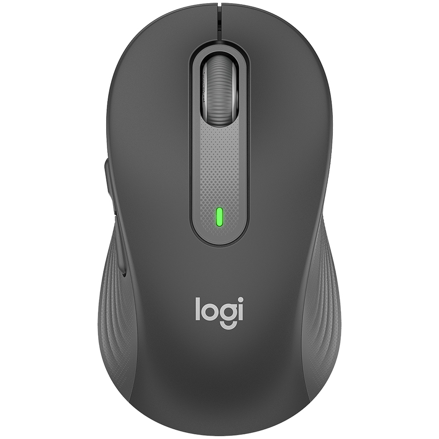 LOGITECH M650L Signature Bluetooth Мишка - Графитено сиво - Лява ръка