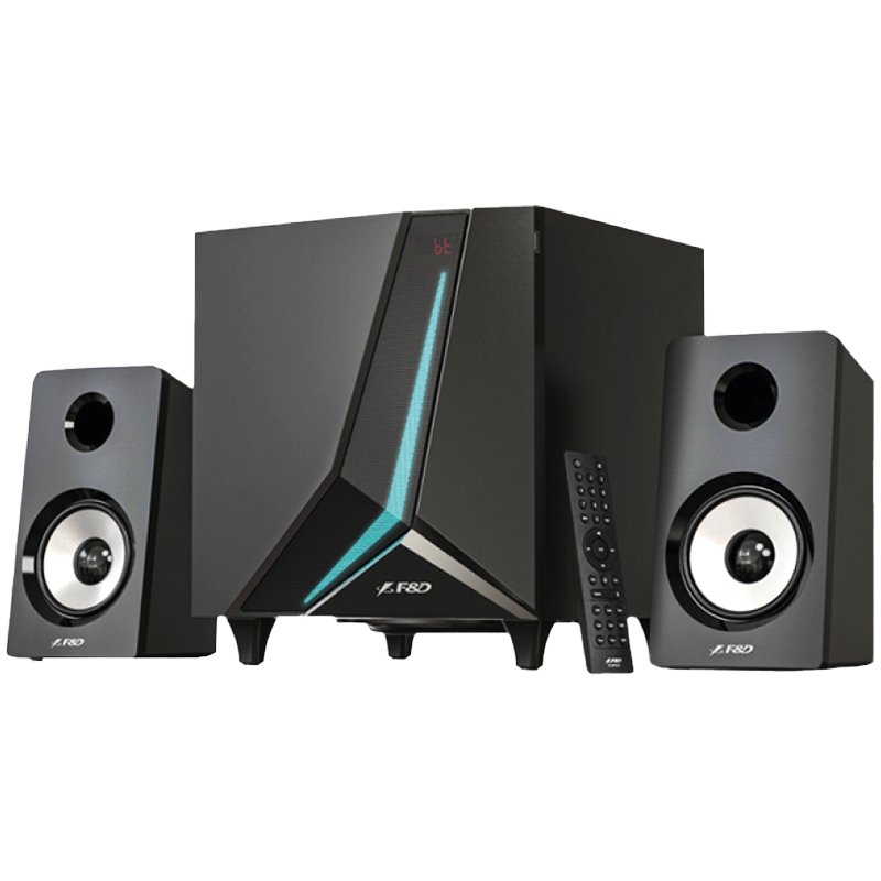 F&D F670X 2.1 Мултимедийни Говорители, 70W, Bluetooth, RGB