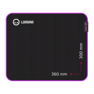Lorgar Main 313 Геймърски пад за мишка - Purple