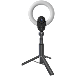 LORGAR Circulus 910 - 5MP Уеб Камера за Стрийминг с Ring Light и AI Noise Reduction