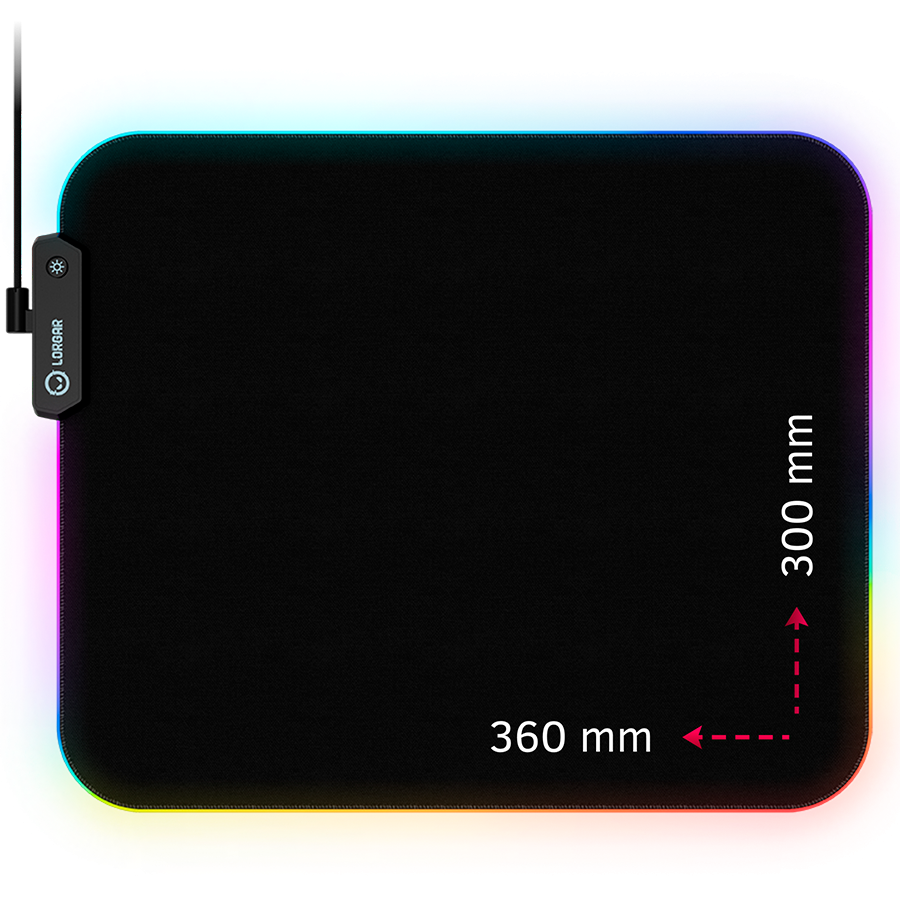 Геймърски пад за мишка Lorgar Steller 913 RGB