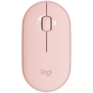 Безжична Bluetooth Мишка Logitech M350S Pebble 2 - Розов Тонален
