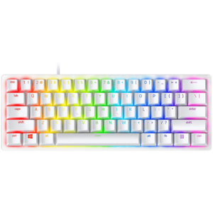 Razer Huntsman Mini White - Компактна геймърска клавиатура с оптични суичове