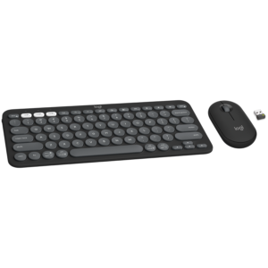 Безжична клавиатура и мишка Logitech Pebble 2 Combo - Tonal Graphite (US INT'L)