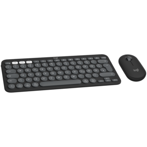 Безжична Bluetooth клавиатура и мишка Logitech Pebble 2 for MAC – Tonal Graphite (US Int'l)