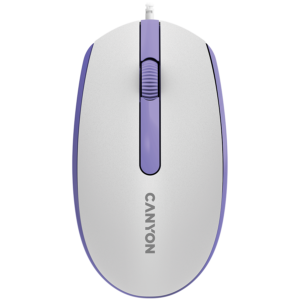 CANYON M-10 Бяла Лавандула - Жична Оптична Мишка