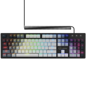Механична геймърска клавиатура LORGAR Azar 514, RGB, Бяла, EN