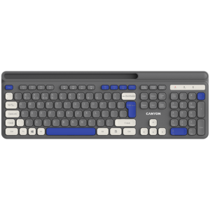 Безжична Клавиатура CANYON HKB-W03 EN AAA - Сива