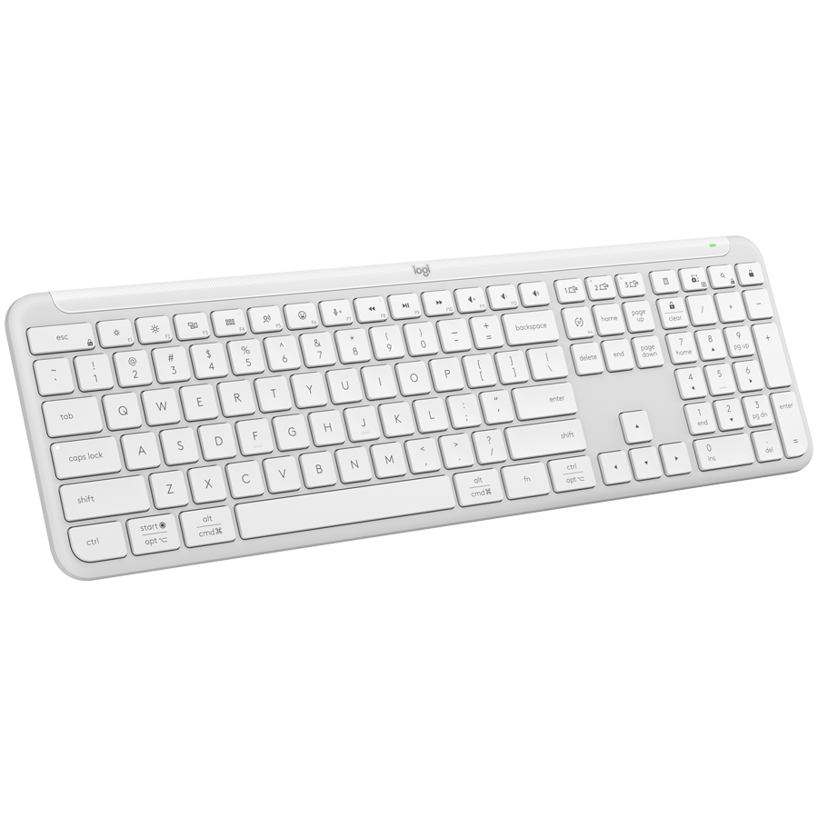 Безжична клавиатура LOGITECH SIGNATURE SLIM K950 - Бял - Image 3