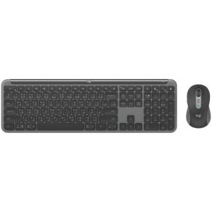 Безжичен комплект клавиатура и мишка LOGITECH Signature Slim Combo MK950 - Graphite