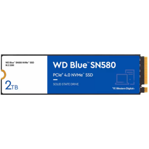 SSD за Компютър WD Blue 2TB NVMe SSD - Високоскоростно M.2 PCIe Gen4 решение