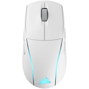 Безжична геймърска мишка CORSAIR M75 WIRELESS, RGB, Бяла (EU)