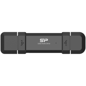 Външен SSD Silicon Power DS72 500GB, USB-C/USB 3.2 Gen 2, Черен
