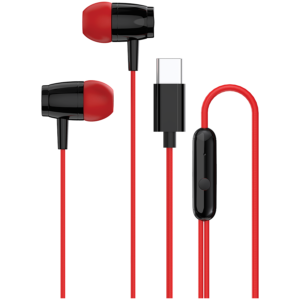Слушалки CANYON SEP-5 Type-C Червени