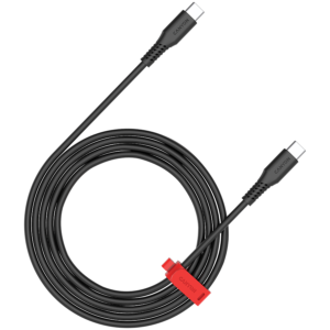 CANYON CC60SC Черен USB-C към USB-C кабел за зареждане и данни, 60W, 1.2м