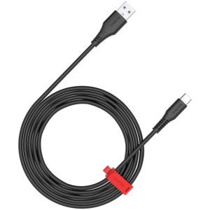 CANYON AC18SC Черен USB-A към USB-C Кабел за Зареждане - 1.2 метра