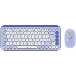 Logitech POP Icon Combo Lilac - Безжична Клавиатура и Мишка - Лилав