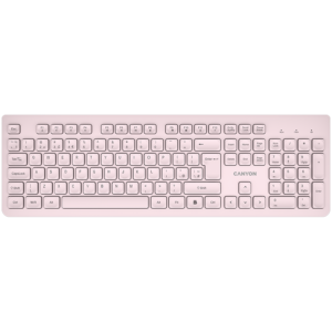 Безжична клавиатура CANYON HKB-W01 - Бежова, US/UK Layout