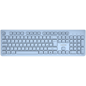 Безжична клавиатура CANYON HKB-W01, UK/US, синя