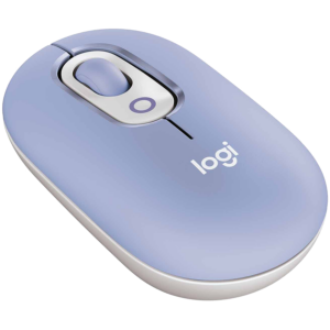 Безжична мишка Logitech POP Mouse Lilac с емотикони - Bluetooth