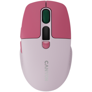 Безжична мишка CANYON MW-26 LCD Silent Dual Mode - Розова