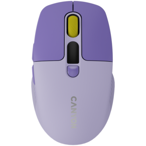 Безжична мишка CANYON MW-26 LCD Silent Dual Mode Violet