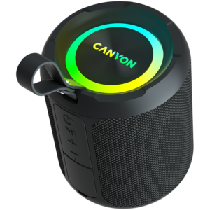 CANYON OnMove 11 - Безжична Bluetooth колонка с IPX6 защита и RGB подсветка