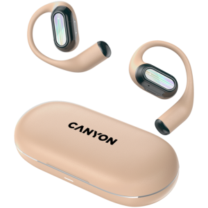 Безжични слушалки CANYON OnFlow 12 OWS ENC - Бежови