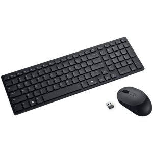 Dell KM555 Безшумна Клавиатура и Мишка - US International (QWERTY)