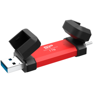 Silicon Power UC3S72 1TB Червен USB 3.2 Gen2 Външен SSD