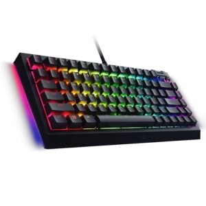 Razer BlackWidow V4 75% - Механична гейминг клавиатура с RGB