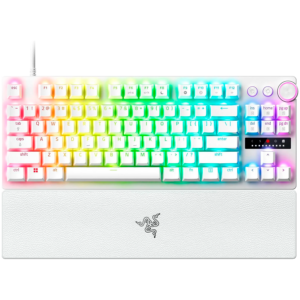 RAZER Huntsman V3 Pro Tenkeyless Геймърска Клавиатура - Бяла - US Layout