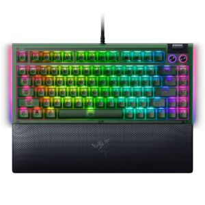 Razer BlackWidow V4 75% Phantom Green Edition - Механична Геймърска Клавиатура