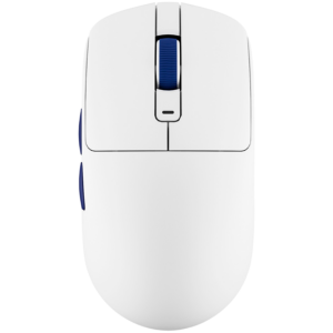 Безжична геймърска мишка ROYAL KLUDGE M30 White Blue