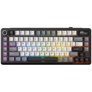 ROYAL KLUDGE RK L75 Knight Black - Геймърска Механична Клавиатура с Cream Суичове
