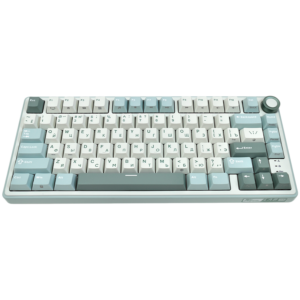 ROYAL KLUDGE R75 Sky Cyan Геймърска Механична Клавиатура с K Silver Суичове