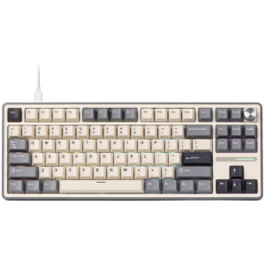 ROYAL KLUDGE R87Pro Half Grey Механична Геймърска Клавиатура с Creamy суичове